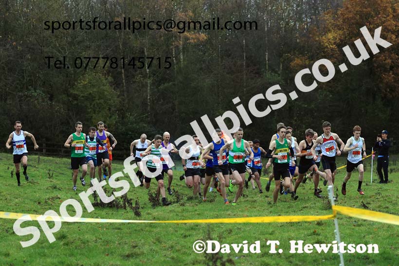 Senior mens 2023 NECAA Cross Country Relays, Thornley Hall Farm, Peterlee, County Durham. Photo: David T. Hewitson/Sports for All Pics